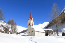 RS prettau ahrntal winter heilig geist heiliggeist kirche bei kasern